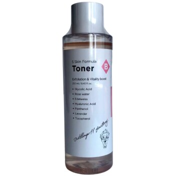 [VILLAGE 11 FACTORY] Тонер с гликолевой кислотой и комплексом витаминов B SKIN Formula Toner, 250 мл