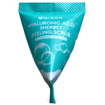 [MIZON] Пилинг-скраб гиалуроновый Hyaluronic Acid Sherbet Peeling Scrub, 3 мл