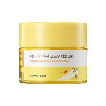 [ROUND LAB] Осветляющий капсульный крем с ниацинамидом Vita Niacinamide Glow Capsule Cream, 50 мл