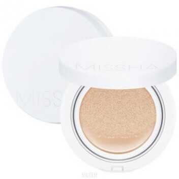 [MISSHA] Кушон увлажняющий тональный 23 тон — натуральный беж Magic Cushion Moist UP SPF50+/PA+++, 15 г