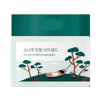 [ROUND LAB] Успокаивающие пэды для лица PINE CALMING CICA PAD, 50 шт