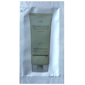 [LA’DOR] Маска для кожи головы с чайным деревом пробник TEA TREE SCALP CLINIC HAIR PACK POUCH, 10 мл