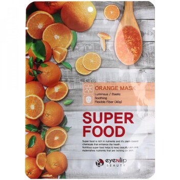 [EYENLIP] Тканевая маска для лица апельсин Orange Mask Super Food, 23 мл