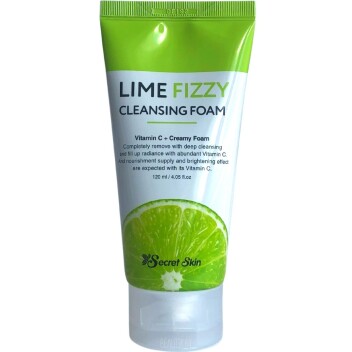 [SECRET SKIN] Пенка для умывания LIME FIZZY CLEANSING FOAM, 120 мл