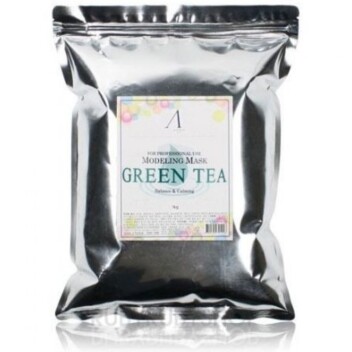 [ANSKIN] Маска альгинатная с экстрактом зелёного чая успокаивающая Original Green Tea Modeling Mask, 500 гр