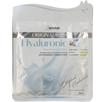 [ANSKIN] Маска альгинатная с гиалуроновой кислотой (саше) Hyaluronic Modeling Mask Refill, 25 гр