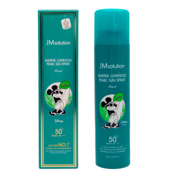 [JMSOLUTION] Солнцезащитный спрей с жемчугом Marine Luminous Pearl Sun Protection Sun Spray Dude SPF50+ PA+++ Disney, 180 мл