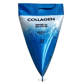 [J:ON] Маска для лица КОЛЛАГЕН пирамидка Collagen Universal Solution Sleeping Pack, 5 мл