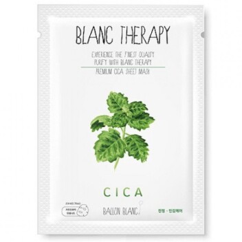 [BALLON BLANK] Тканевая маска успокаивающая Cica Sheet Mask, 23 мл