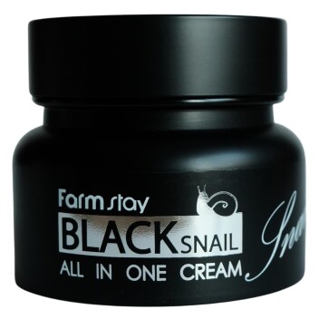[FARM STAY] Многофункциональный крем на основе улиточного секрета Black Snail All in One Cream, 100 мл