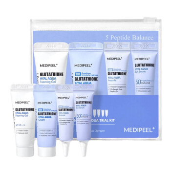 [MEDI-PEEL] Набор увлажняющих миниатюр для сияния кожи Glutathione Hyal Aqua Trial Kit