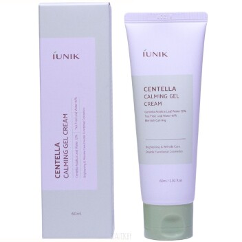 [IUNIK] Успокаивающий гель-крем для лица с центеллой Centella Calming Gel Cream, 60 мл