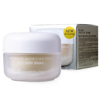 FACE REVOLUTION Крем для лица с муцином золотой улитки Intensive Nutrition Cream Golden Snail, 50 мл