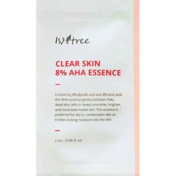 [ISNTREE] Отшелушивающая эссенция с AHA-кислотами (пробник) Chestnut AHA 8% Clear Essence, 2 мл