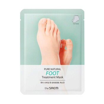 [THE SAEM] Маска для ног PURE NATURAL Foot Treatment Mask, 8 гр*2