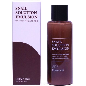 [JUNGNANI] Эмульсия с муцином улитки DERMA ING SNAIL SOLUTION EMULSION, 150 мл