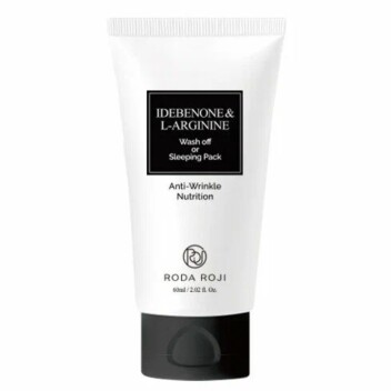 [RODAROJI] Ночная маска против морщин с идебеноном и L-аргинином Idebenone & L-arginine Wash Off Or Sleeping Pack, 60 мл