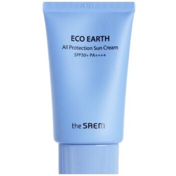 [THE SAEM] Крем для лица солнцезащитный Eco Earth All Protection Sun Cream SPF50+ PA+++, 50 мл