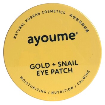 [AYOUME] Патчи для глаз омолаживающие с золотом и улиточным муцином GOLD+SNAIL EYE PATCH, 60 шт