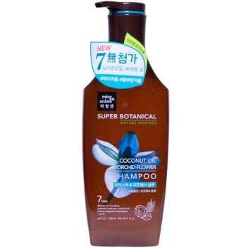 [MISE EN SCENE] Увлажняющий шампунь для волос с кокосовым маслом и орхидеей Super Botanic Moistuer & Refressing Shampoo COCONUT OIL & ORCHID FLOWER, 500 мл