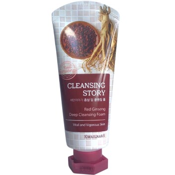 [WELCOS] Пенка для умывания подтягивающая Cleansing Story Foam Cleansing (Red Ginseng), 120 мл