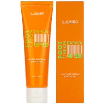 [L.SANIC] Пилинг-крем для ног с экстрактом папайи Papaya Extract, 100 мл