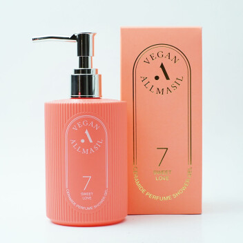 [ALLMASIL] Гель для душа с ароматом мускуса и ириса 7 CERAMIDE PERFUME SHOWER GEL Sweet Love, 300 мл