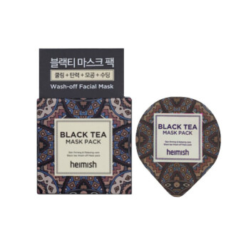 [HEIMISH] Лифтинг-маска против отеков с экстрактом черного чая (миниатюра) Black Tea Mask Pack, 5 мл