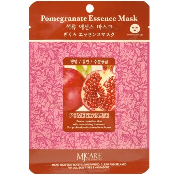 [MJCARE] Маска тканевая для лица Гранат Pomegranate Essence Mask, 23 гр