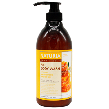 [NATURIA] Гель для душа МЕД/ЛИЛИЯ Pure Body Wash (Honey & White Lily), 750 мл
