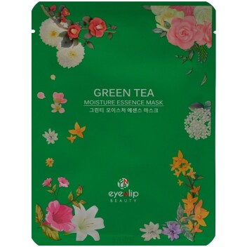 [EYENLIP] Маска для лица тканевая GREEN TEA OIL MOISTURE ESSENCE MASK, 25 мл