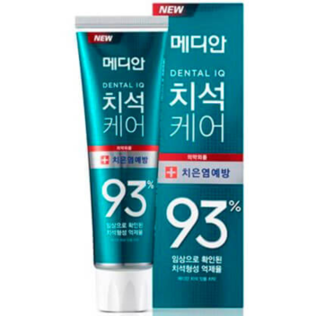 [MEDIAN] Зубная паста для ухода за дёснами с цеолитом Dental IQ 93% Prevent Gingivitis (green), 120 г