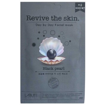[LABUTE] Тканевая маска с экстрактом чёрного жемчуга Revive the skin Pearl Mask, 23 мл