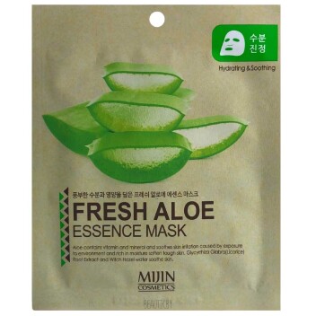[MJCARE] Маска тканевая для лица Алое FRESH ALOE ESSENCE MASK, 25 мл