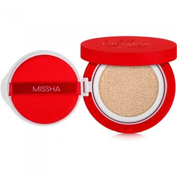 [MISSHA] Кушон тональный с матовым финишем 21 тон — светлый беж Velvet Finish Cushion