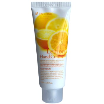 [3W CLINIC] Увлажняющий крем для рук с ЛИМОНОМ Lemon Hand Cream, 100 мл