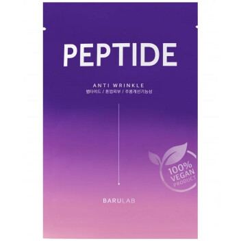 [BARULAB] Маска тканевая веганская для упругости кожи с пептидами Vegan Mask Peptide Anti Wrinkle, 23 г