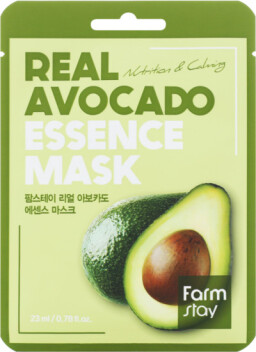 [FARM STAY] Тканевая маска с авокадо  Real Avocado Essence Mask, 23 мл