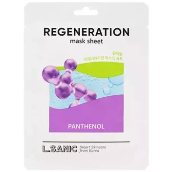 [L.SANIC] Маска тканевая восстанавливающая с пантенолом Panthenol Regeneration Mask Sheet, 25 мл