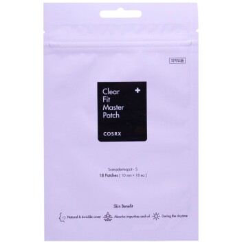 [COSRX] Маска-патч для проблемной кожи Clear Fit Master Patch, 18 шт