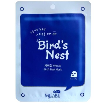 [MJCARE] Тканевая маска для лица ласточкино гнездо Care Mask Bird’s Nest, 22 гр