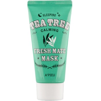 [A’PIEU] Успокаивающая ночная маска для лица Fresh Mate Tea Tree Sleeping mask (calming), 50 мл