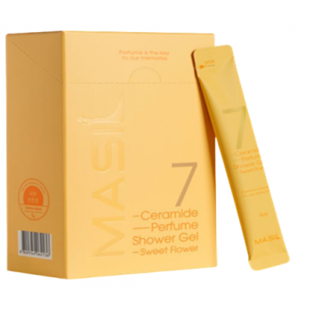 [MASIL] Гель для душа парфюмированный с керамидами в стиках 7 CERAMIDE PERFUME SHOWER GEL STICK POUCH (SWEET FLOWER),  8 мл