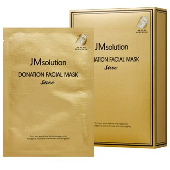 [JMSOLUTION] Тканевая маска с золотом и пептидами Donation Mask Save, 37 мл