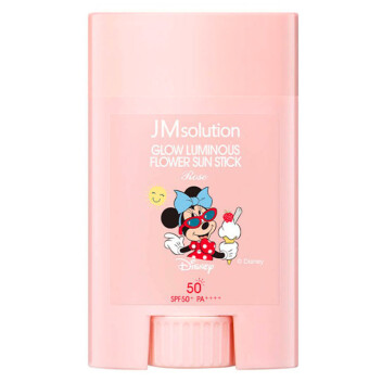 [JMSOLUTION] Солнцезащитный стик с экстрактом розы Glow Luminous Flower Sun Stick Disney, 21 г