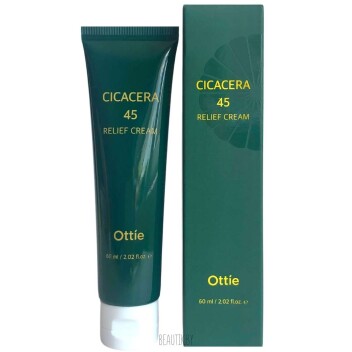 [OTTIE] Крем для лица с центеллой успокаивающий Cicacera 45 Relief Cream, 60 мл
