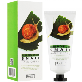 [JIGOTT] Крем для рук МУЦИН УЛИТКИ Real Moisture SNAIL Hand Cream, 100 мл