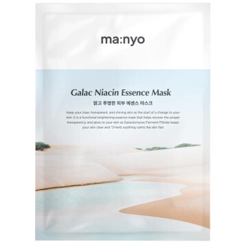 [MANYO] Осветляющая маска с ниацинамидом Galac Niacin Essence Mask, 30 гр