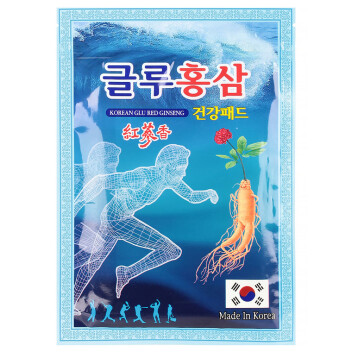 [DAEJEON] Пластырь для тела с глюкозамином и красным женьшенем GLU RED GINSENG PAD набор 20 шт