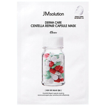 [JMSOLUTION] Целлюлозная маска с центеллой азиатской Derma Care Centella Repair Capsule Mask, 30 мл